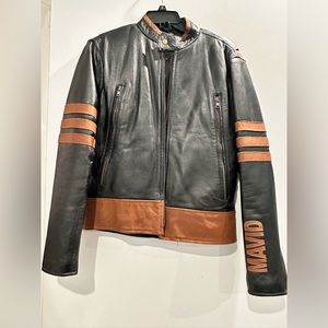 Men’s motorcycle leather jacket